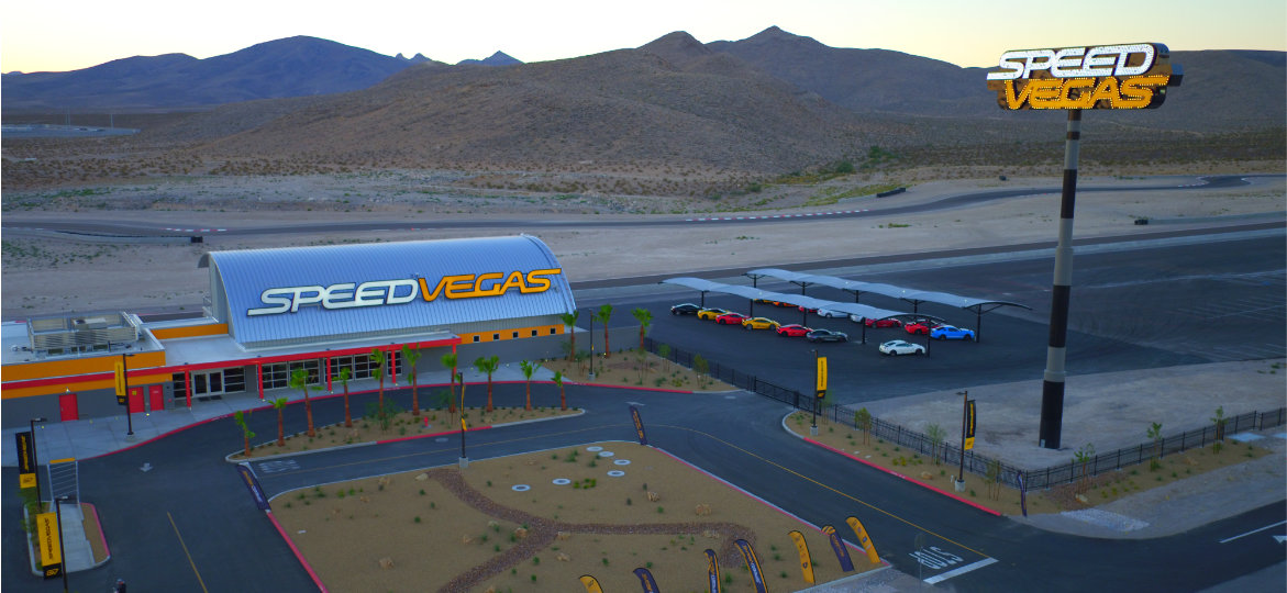 Speed Vegas drone shot